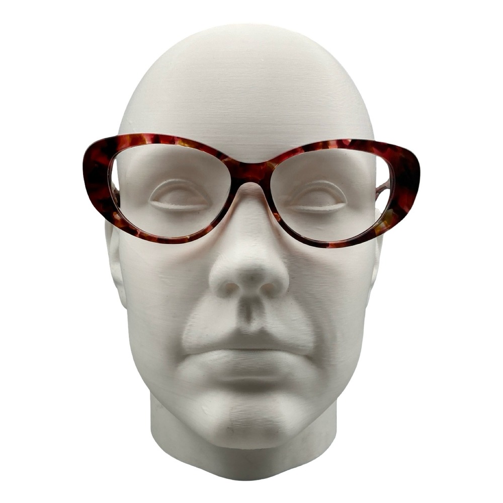 Billabong BIL 260420-08 Red Tortoise Cat Eye Eyeglasses 53-15-135 NEW